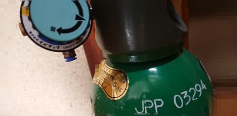 8mmのチューブフィッティング(青い箇所)が既に付いている