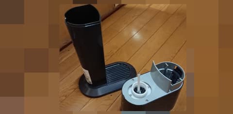 ソーダストリームはこのようにパーツを外すことができる