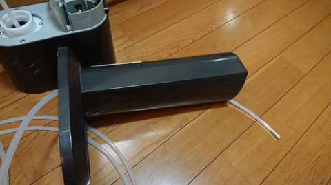 チューブをスタンド経由にする必要あり