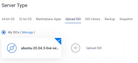 UbuntuのisoファイルをVultrにアップロード
